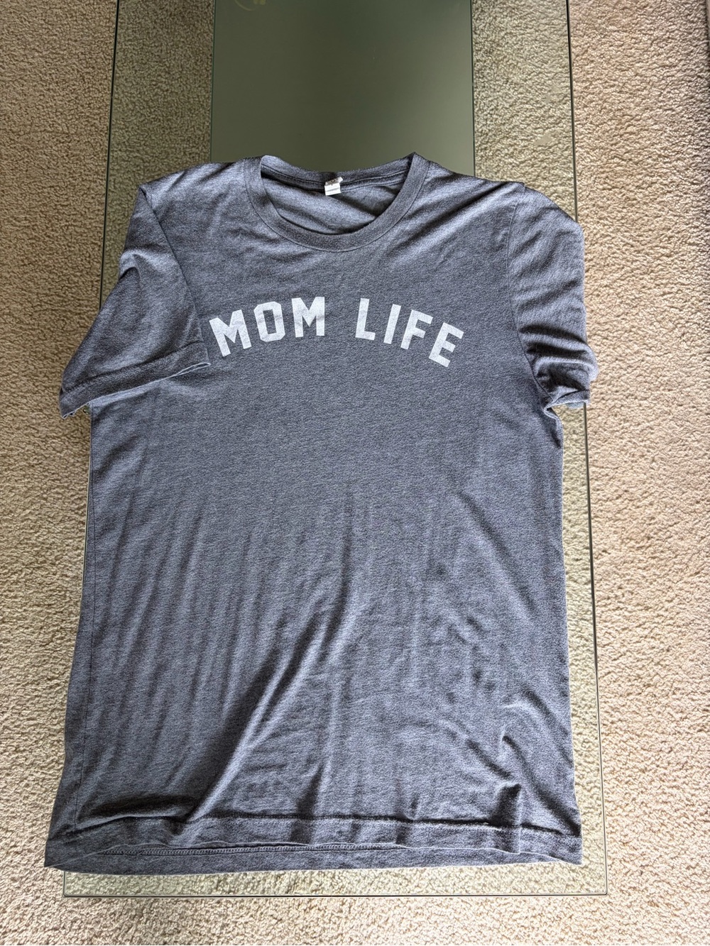 ๐ Bella Canvas Gray "MOM LIFE" Graphic Tee